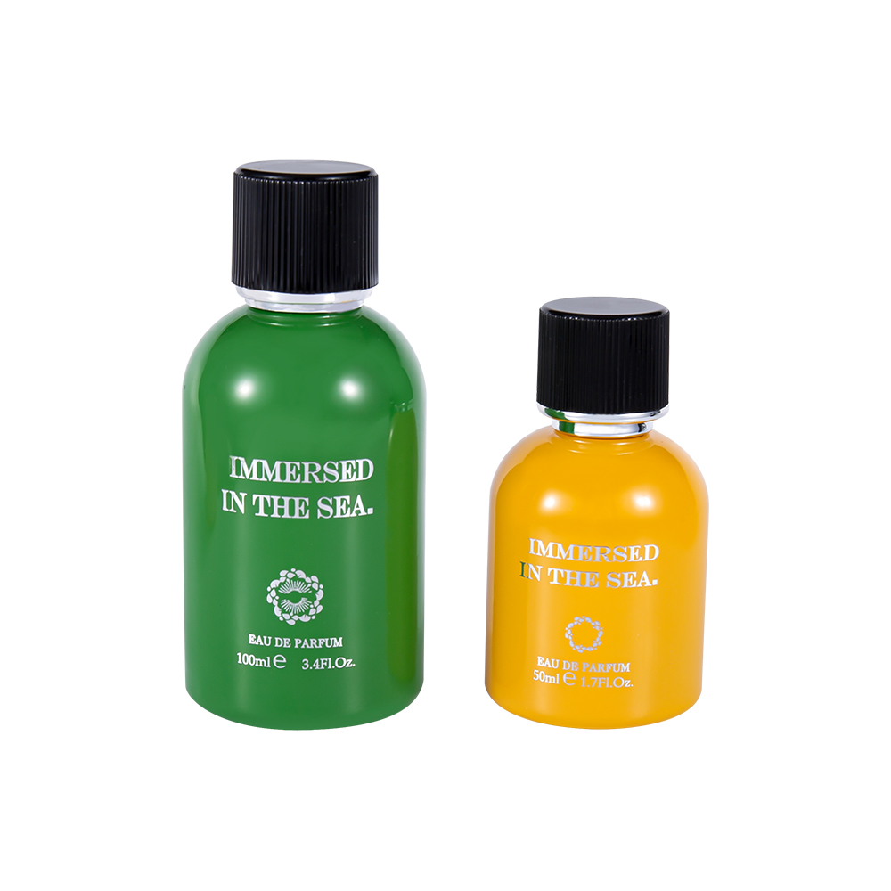 GC4463-WJ2361 Chai nước hoa thủy tinh trang trí hoàn toàn mới 100ML có nắp nước hoa màu đen