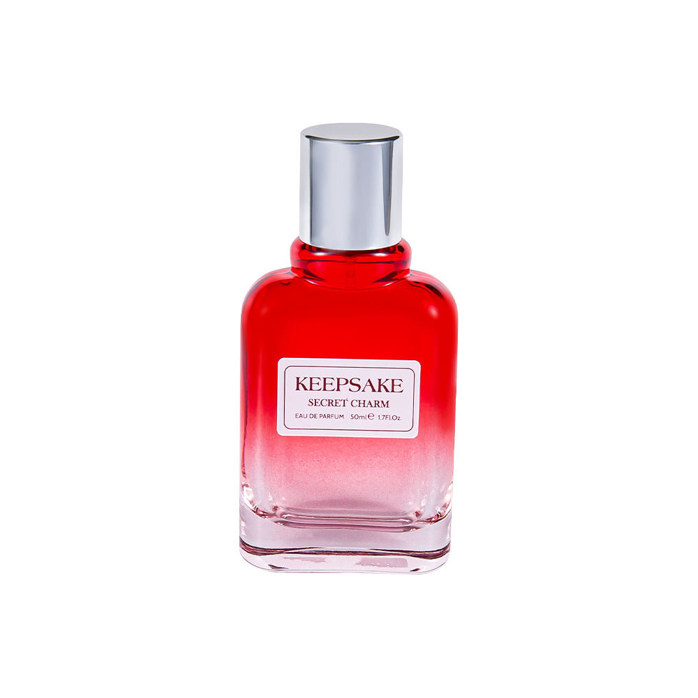 KY861-WJ412 Chai nước hoa thủy tinh rỗng hoàn toàn mới 50ML có nắp bạc sáng bóng